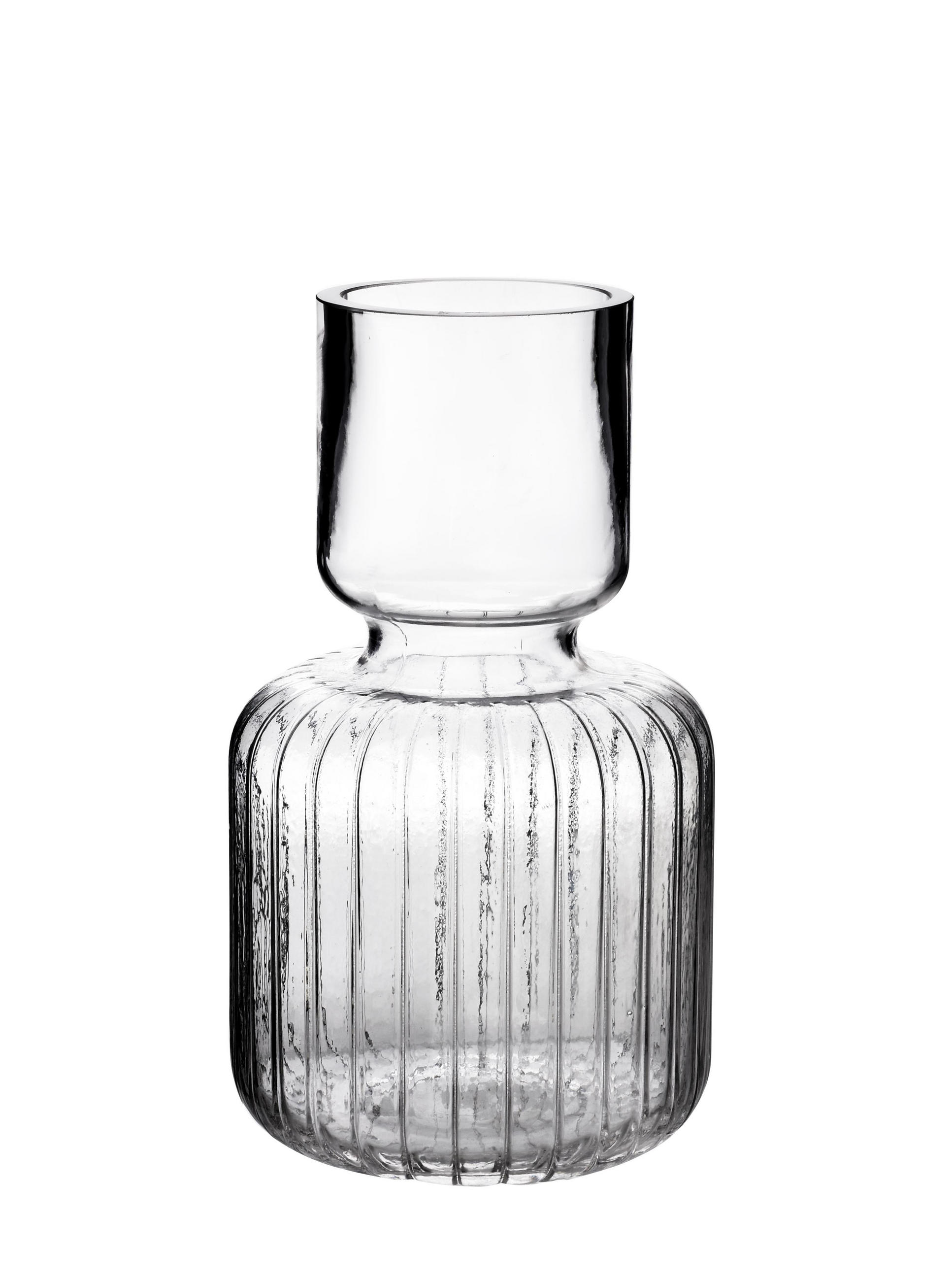 VASE Serenite Transparent 15/15/25 cm Glas - Transparent, Glas (25cm) - Mondex