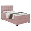 BOXBETT Lind - Schwarz/Rosa, Holz/Holzwerkstoff (90/200cm) - MIRJAN24