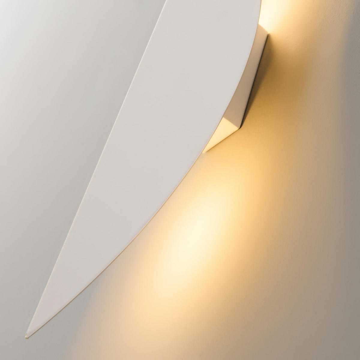 WANDLEUCHTE Moana, Weiß, 40cm - Weiß, Metall (10/40/10cm) - KOSILUM