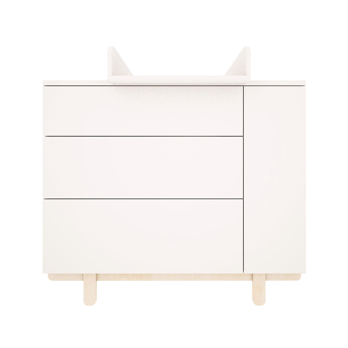 NASTAVAK ZA PREVIJANJE Romy Bijeli - bijela, drvni materijal (54/6/78cm) - Petits-meubles