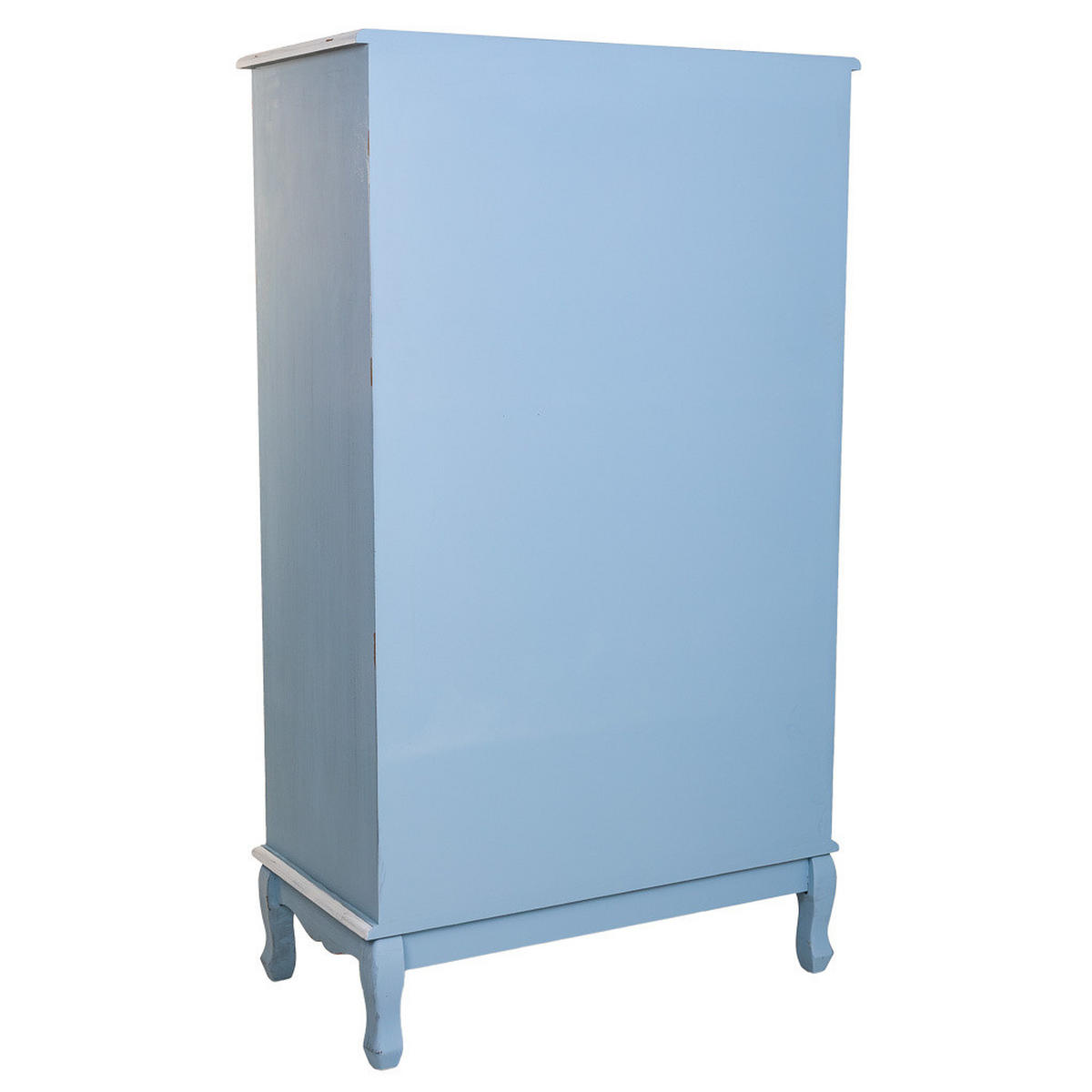 SCHRÄNKE aus Holz 80x42x138 cm - Blau, Holz (80/138/42cm) - Wanderlust