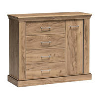 KOMMODE Antica New AN-2 114 x 95,5 x 42 cm Kraft Gold - Wildeiche, Holzwerkstoff/Metall (114/95.5/42cm) - Koseto