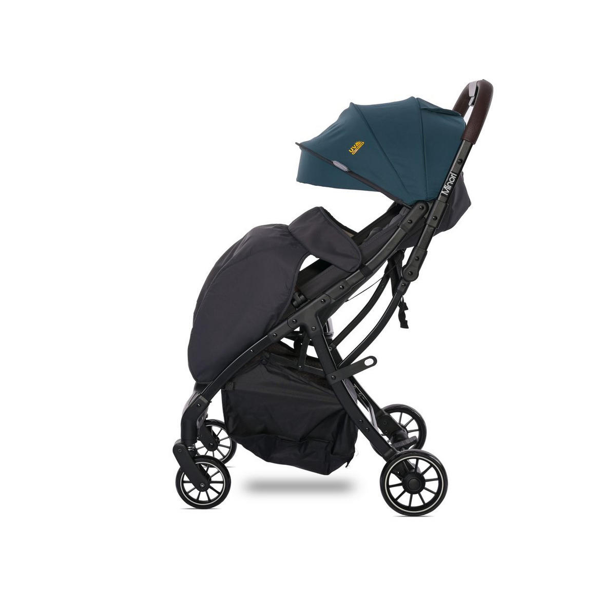 BUGGY Minori faltbar grün PU-Räder Getränkehalter Fußabdeckung - Grün, Metall (75/50/102cm) - Lorelli