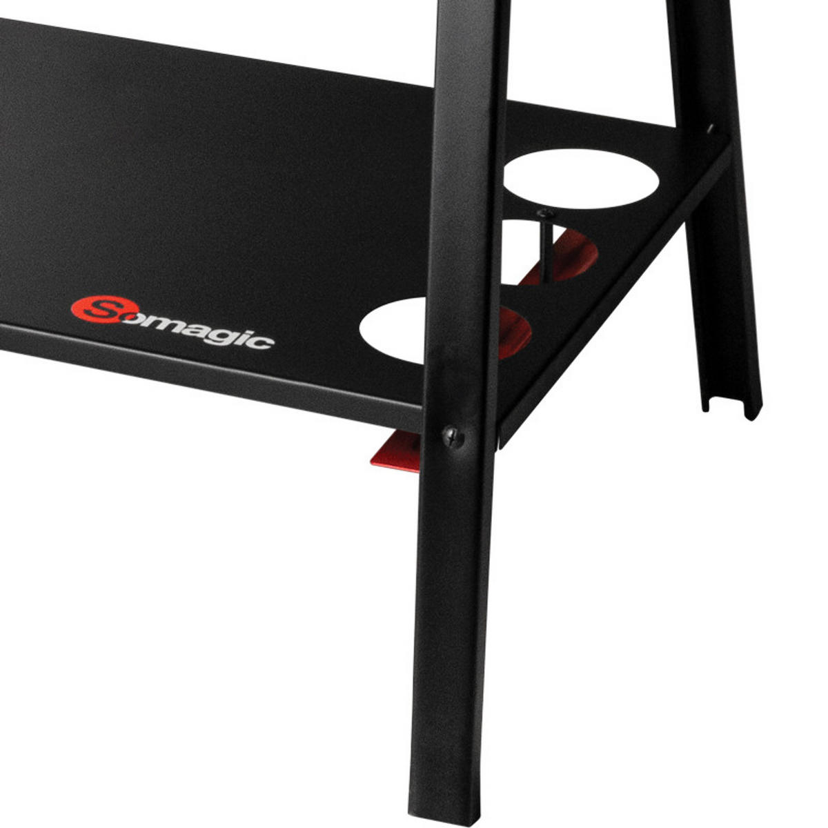 HOLZKOHLEGRILL Schwarz - Schwarz, Metall (65/102.5/118cm) - Somagic