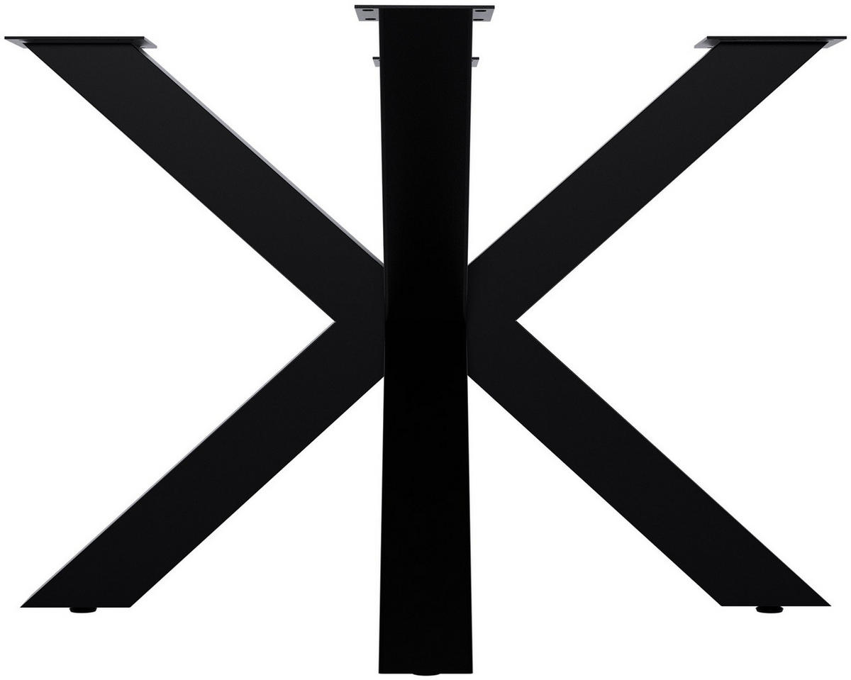 Schwarz, Metall (100/71/100cm) - CLP