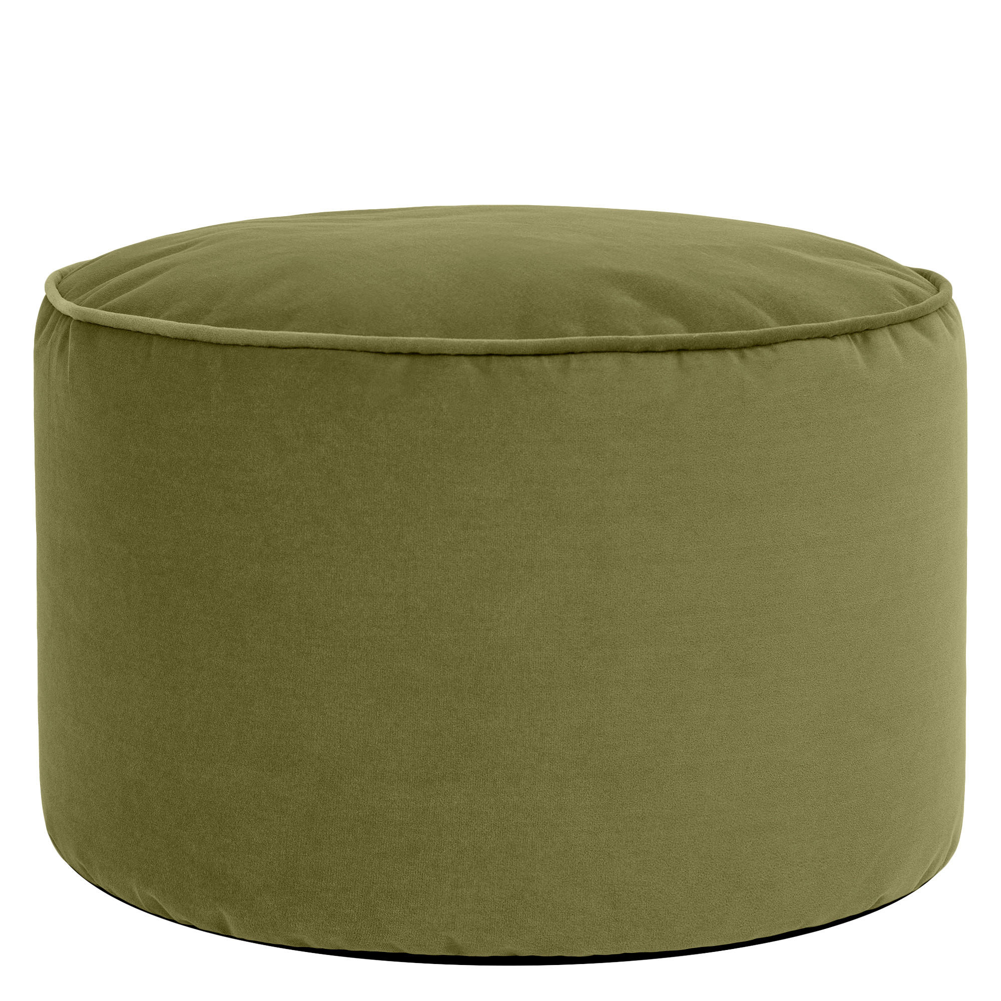 SITZPOUF Rund Milano - Olivgrün, Textil (55/35/35cm) - icon