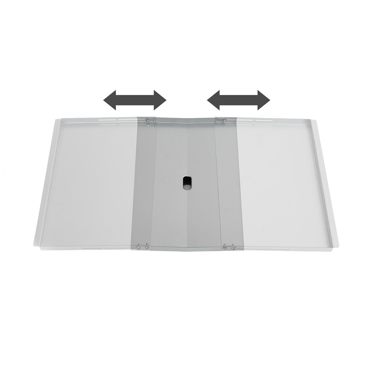 UNIVERSAL-FETTWANNE Gasgrill Stahl - Silberfarben, Metall (78/2/37cm) - TAINO