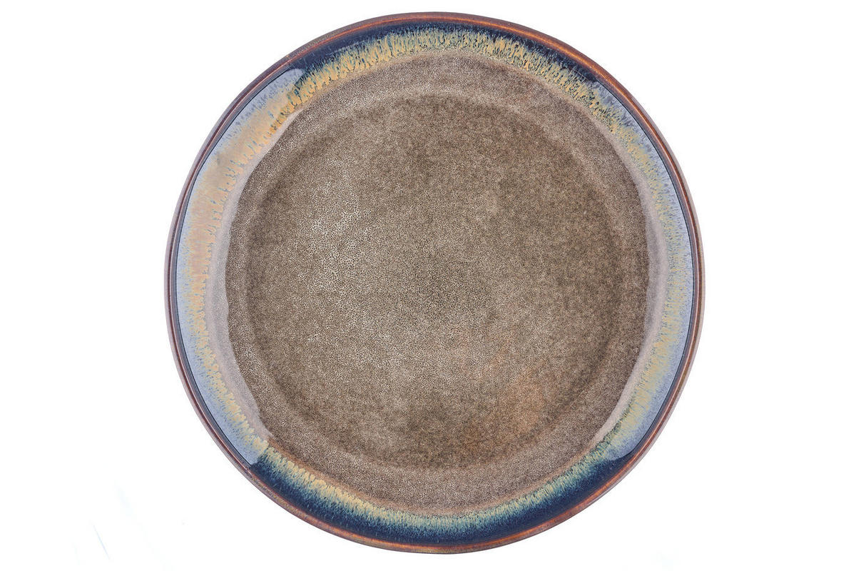 TELLER Genesis Ø27cm - 6er-Set - Basalt - Braun, Keramik (27cm) - Björn