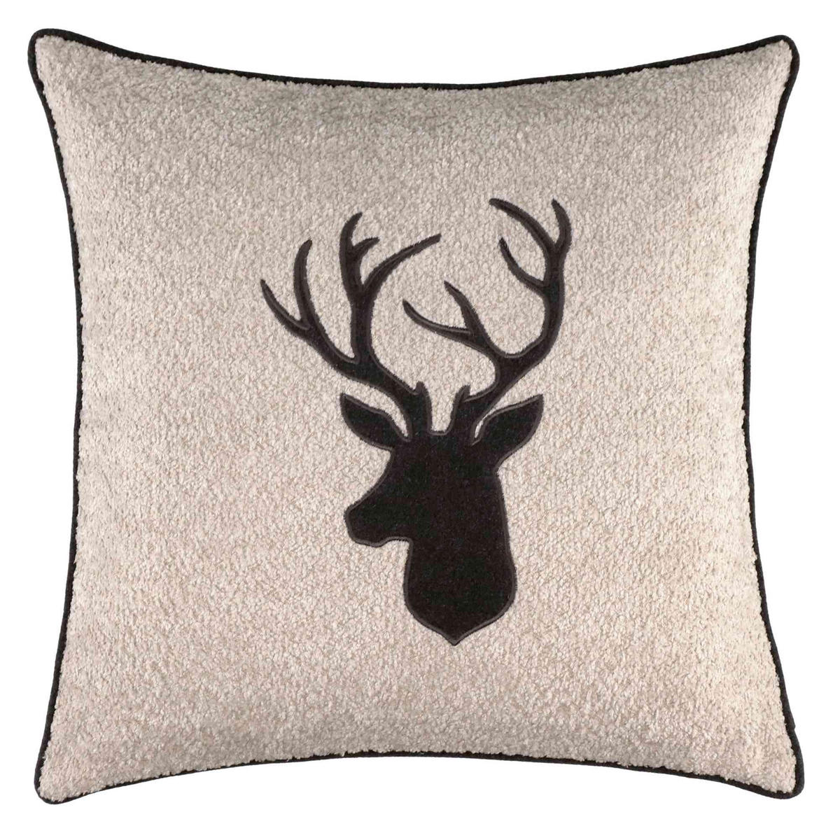 ZIERKISSENHÜLLE BOUCLÈ DEER - Sandfarben, Textil (50/50cm) - Sportalm Kitzbühel