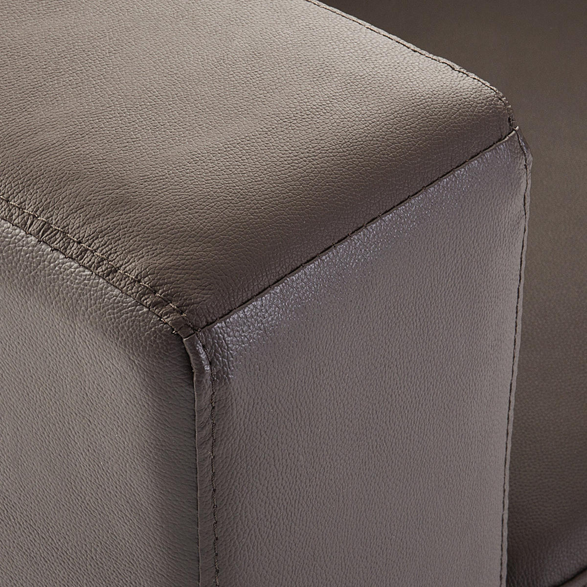 3-SITZER-SOFA Echtleder Braun Helsinki - Dunkelbraun, Leder/Fell (186/72/76cm) - Beliani