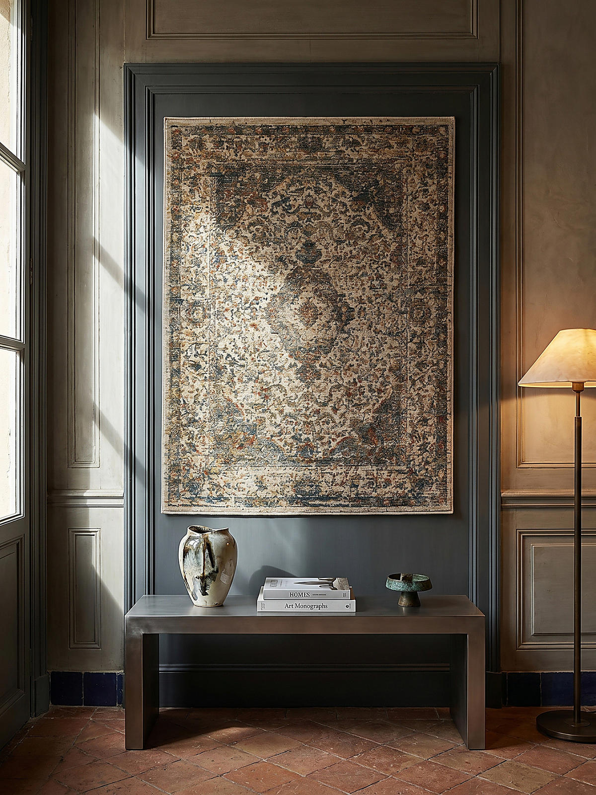 TEPPICH ADUR, im Vintage-Stil, Erdtöne-Bunt, 200 x 300 cm - Multicolor, Textil (200/300cm) - KADIMA DESIGN