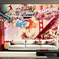VLIESTAPETE Bunt 350/245 cm - Multicolor, Textil (350/1cm) - KUNSTLOFT