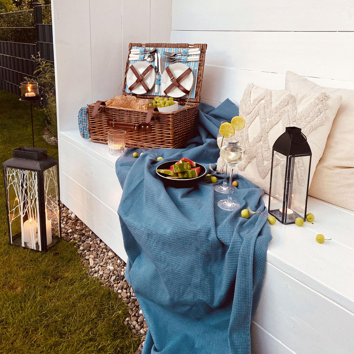 KUSCHELDECKE, 150x200 cm, 100% Baumwolle, Blau - Petrol, Textil (150/200cm) - Zollner