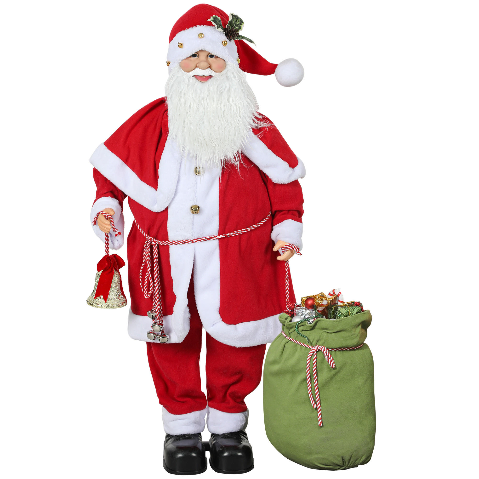 Homcom Weihnachtsmann Rot 21x140x55 cm
