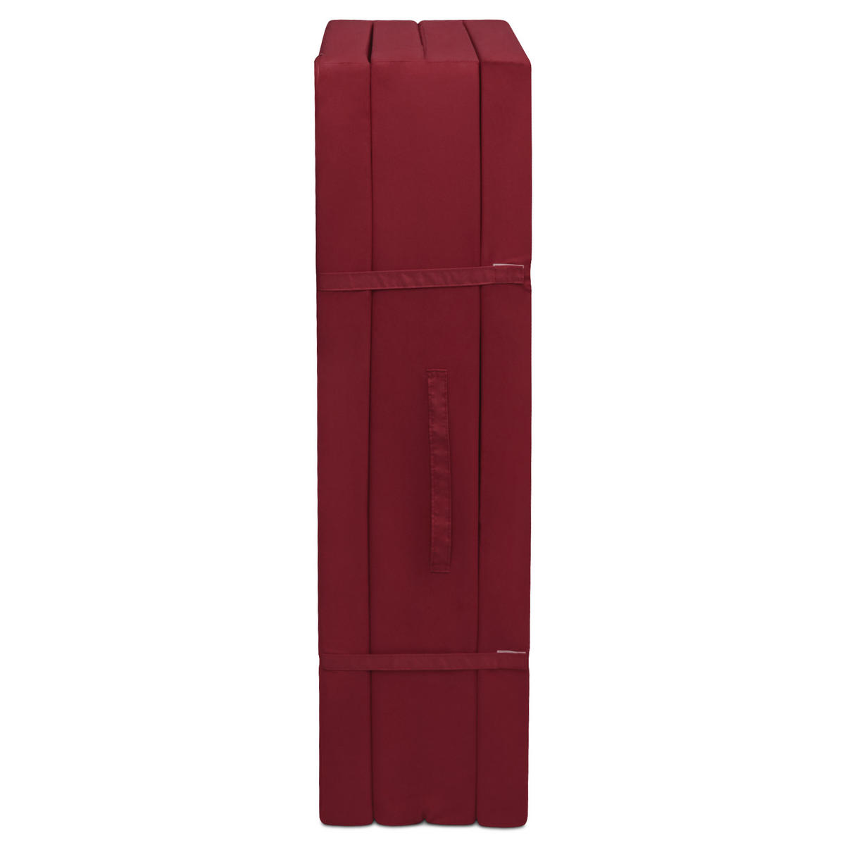 KLAPPMATRATZE Campix 195/120/7 cm Dunkelrot - Dunkelrot, Textil (195/120/7cm) - Beautissu 
