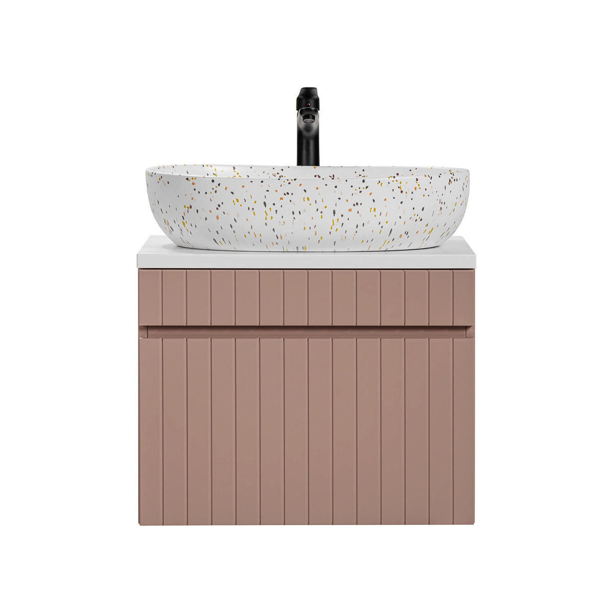 UMÝVADLO 60.4cm Zelie Rose - pink, kompozitné drevo (60.4/48/46cm) - Petits-meubles