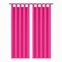 SCHLAUFENSCHAL blickdicht 140x175 cm Pink 2er-Pack - Pink, Textil (140/175cm)