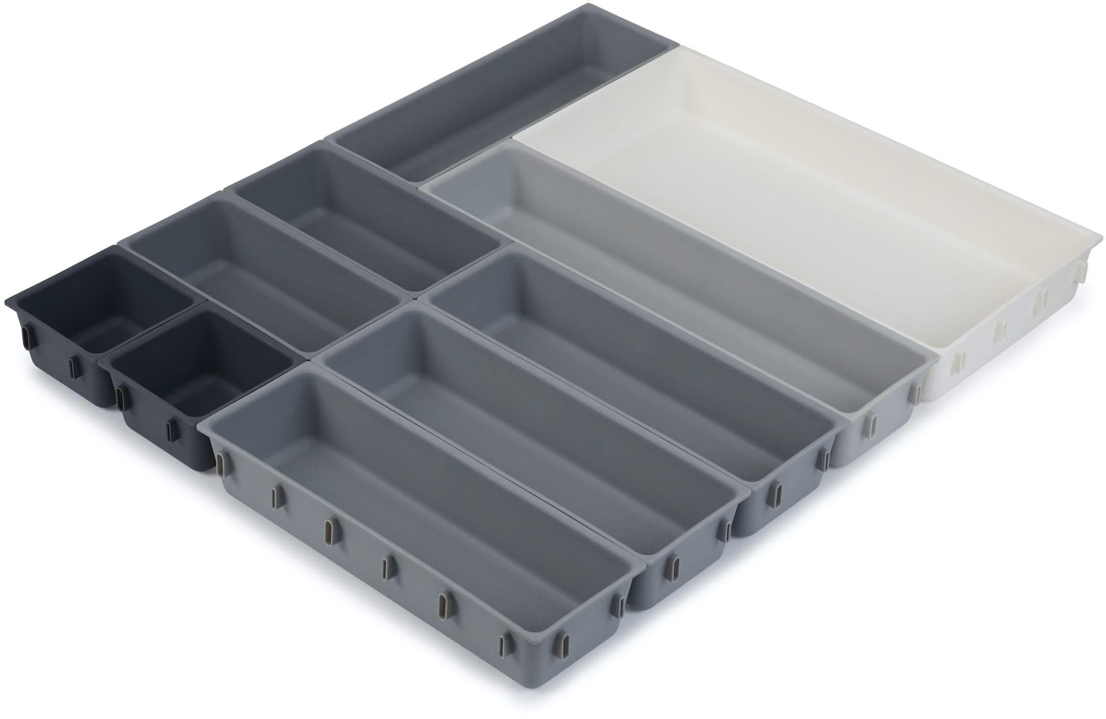 Kela Besteckkasten Grau 44x5x53 cm