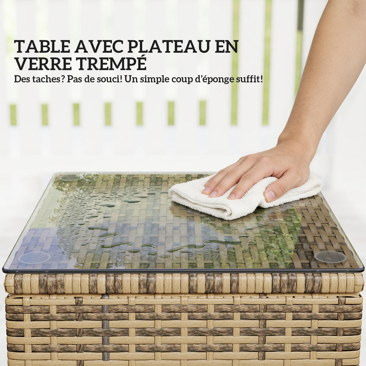GARTENLIEGE 2er-Set mit Tisch DE-13683 verstellbar & Rollen Dunkelgrau - Dunkelgrau, Metall (73/103/200cm) - ComfortXL