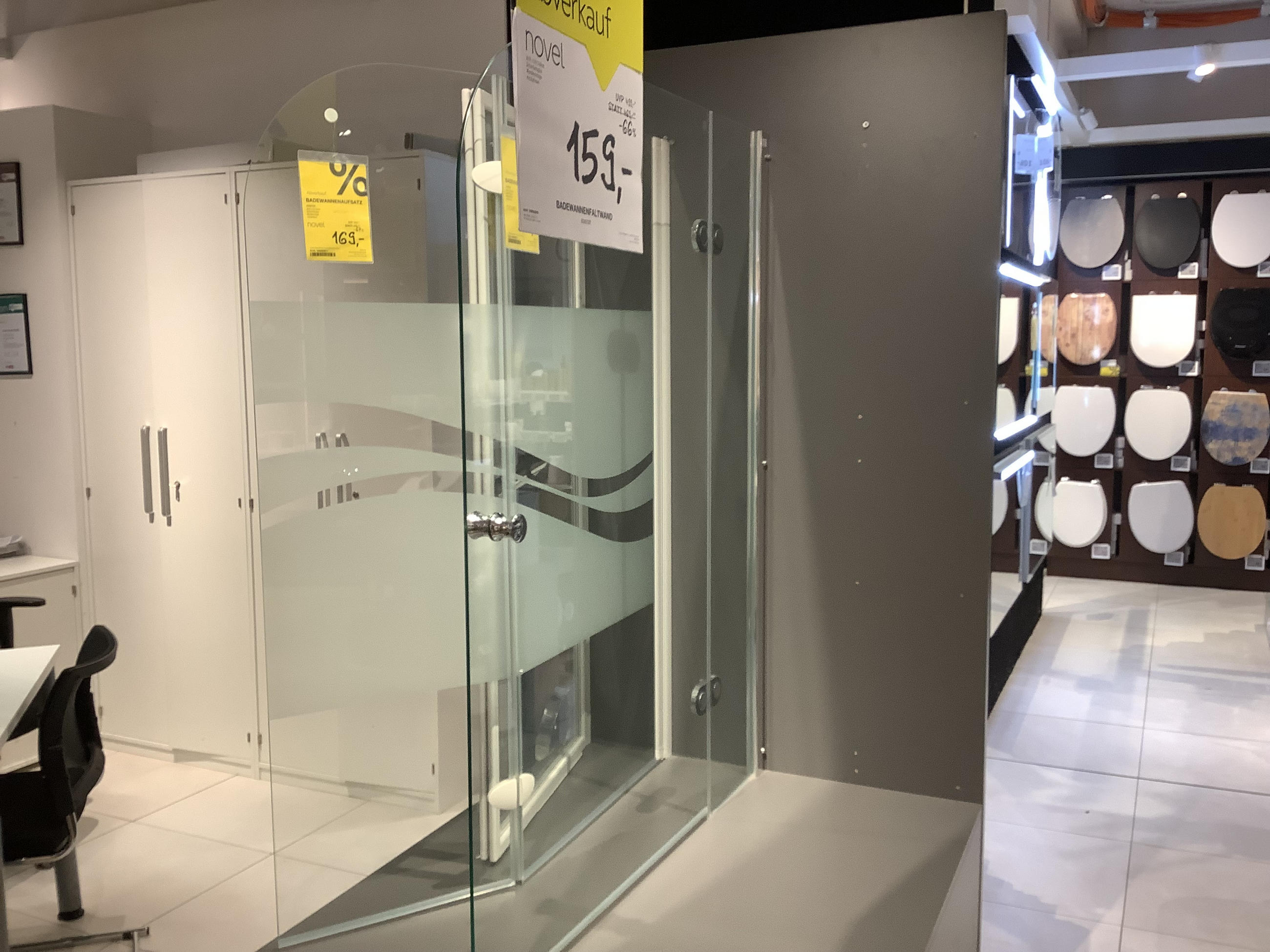 Badewannenaufsatz Komfort - Novel