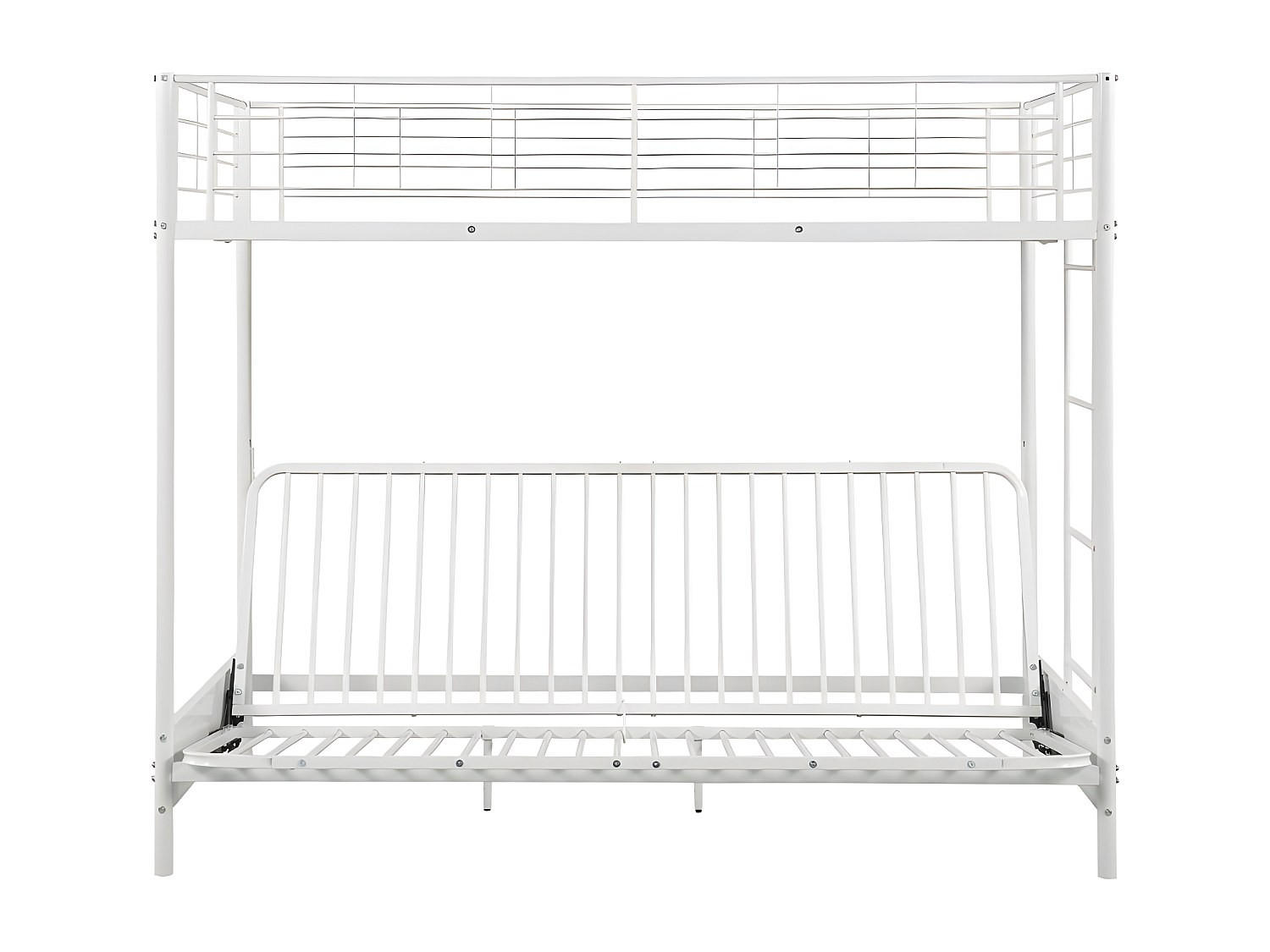 HOCHBETT - 1 Person - Metall - Weiß - - Weiß, Metall - Vente-Unique