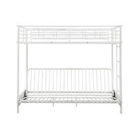 HOCHBETT - 1 Person - Metall - Weiß - - Weiß, Metall - Vente-Unique