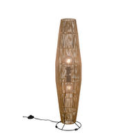 STEHLAMPE MIKI - Braun - 25/25/103 cm - Braun, Papier (25/25/103cm) - Trio Leuchten