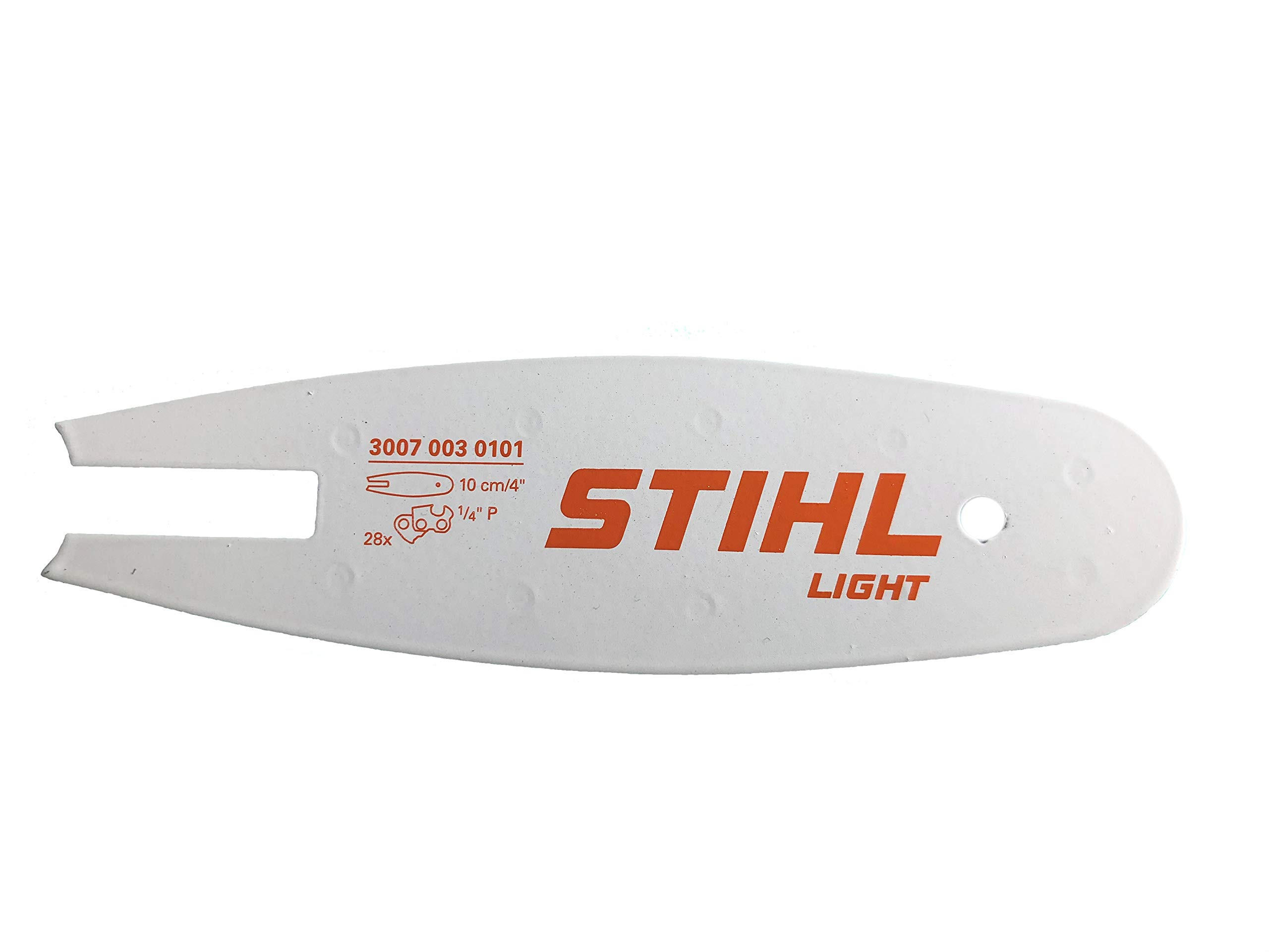 FÜHRUNGSSCHIENE Light 10cm / 4" - 1/4"P - 1,1 mm 30070030101 - Grau, Metall (50/10/1cm) - Stihl