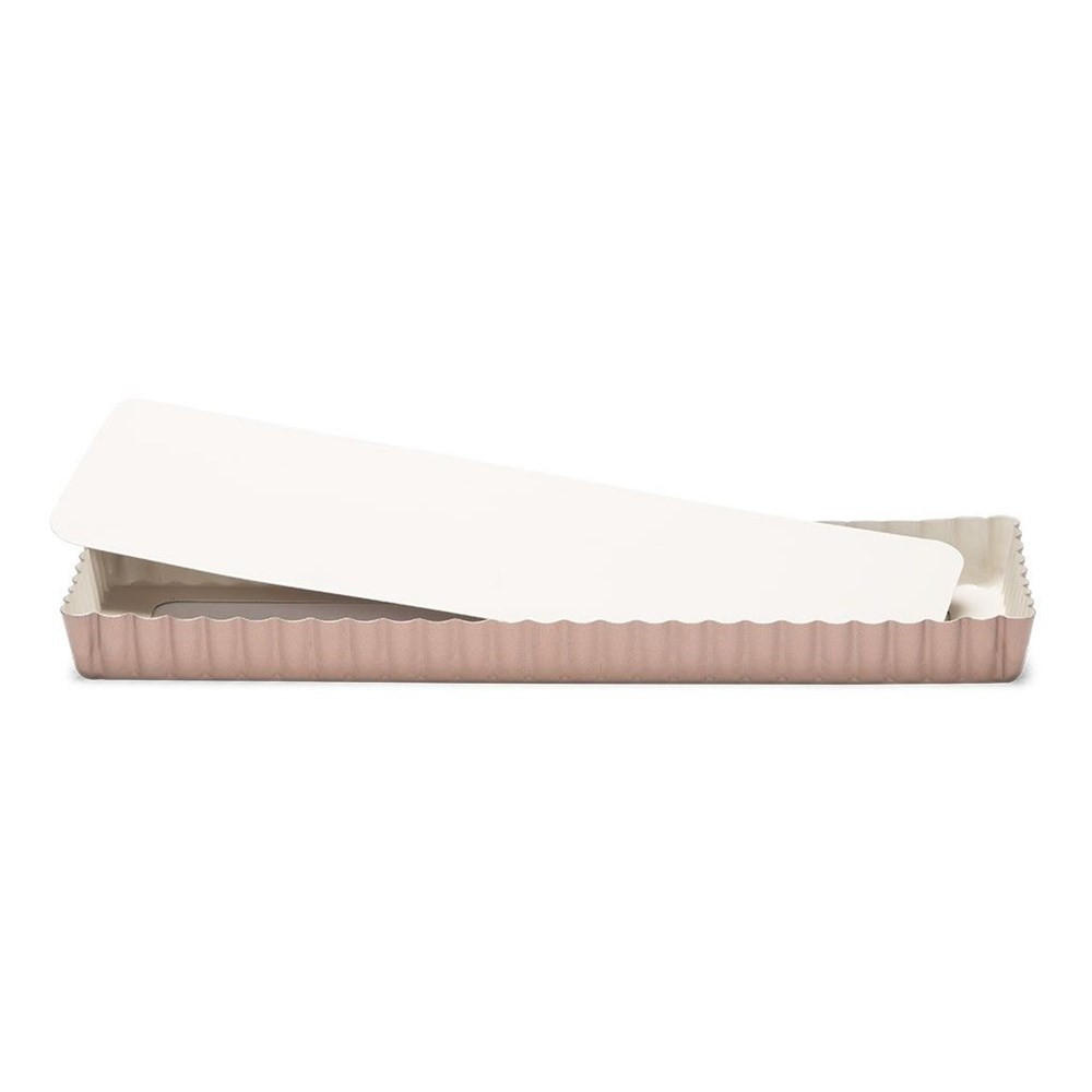 QUICHEFORM Rosa 35/11/2.5 cm P03367 - Pink, Metall (11/2.5/35cm) - Patisse 