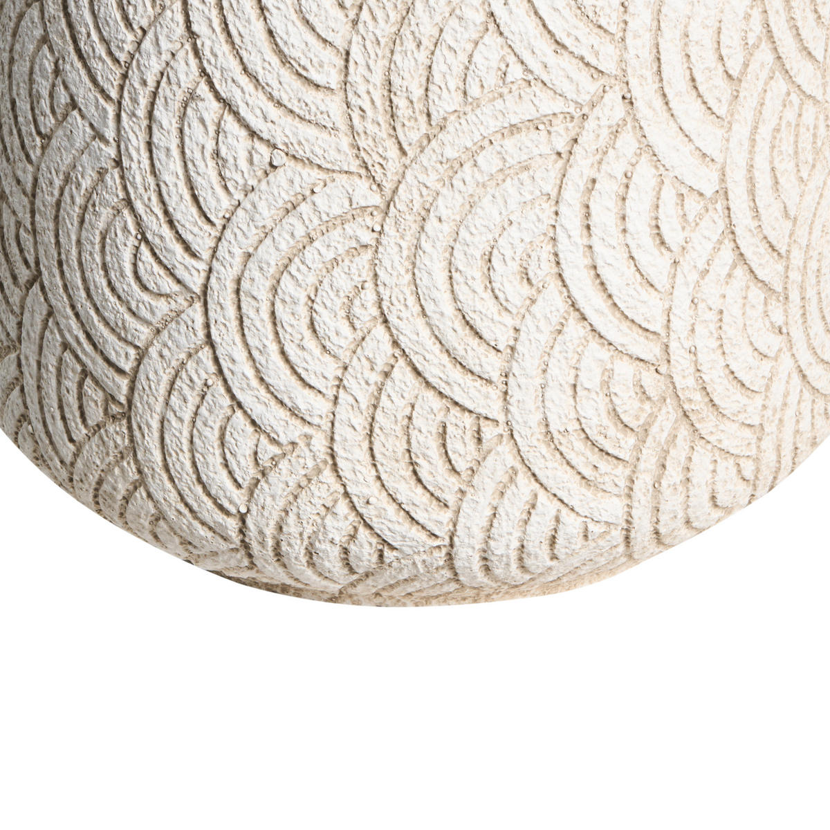 BLUMENKÜBEL Beige Eriros - Beige, Keramik (29cm) - Beliani