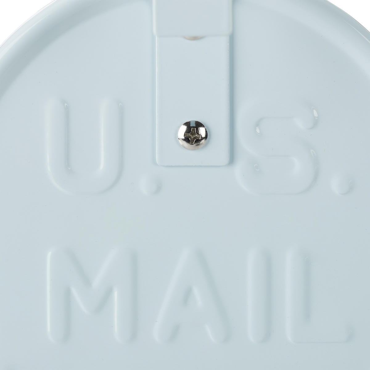 US-MAILBOX - Weiß, Metall (22cm) - Relaxdays