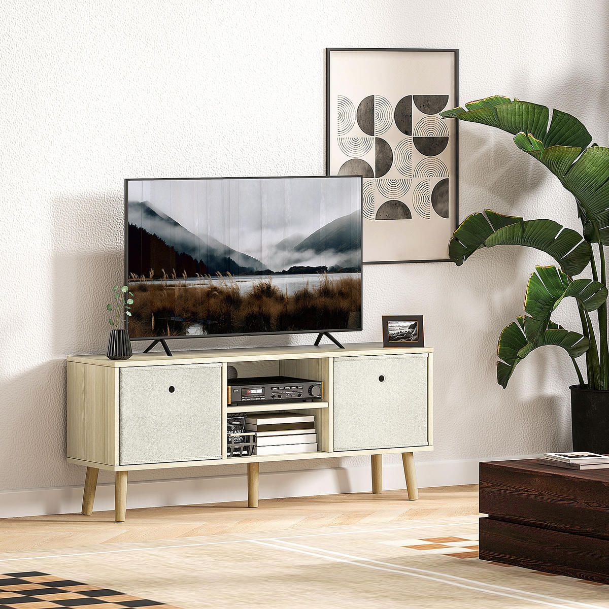 TV-MÖBEL Multicolor 1 Stück - Multicolor, Holzwerkstoff (110/46.5/29cm) - GiPP