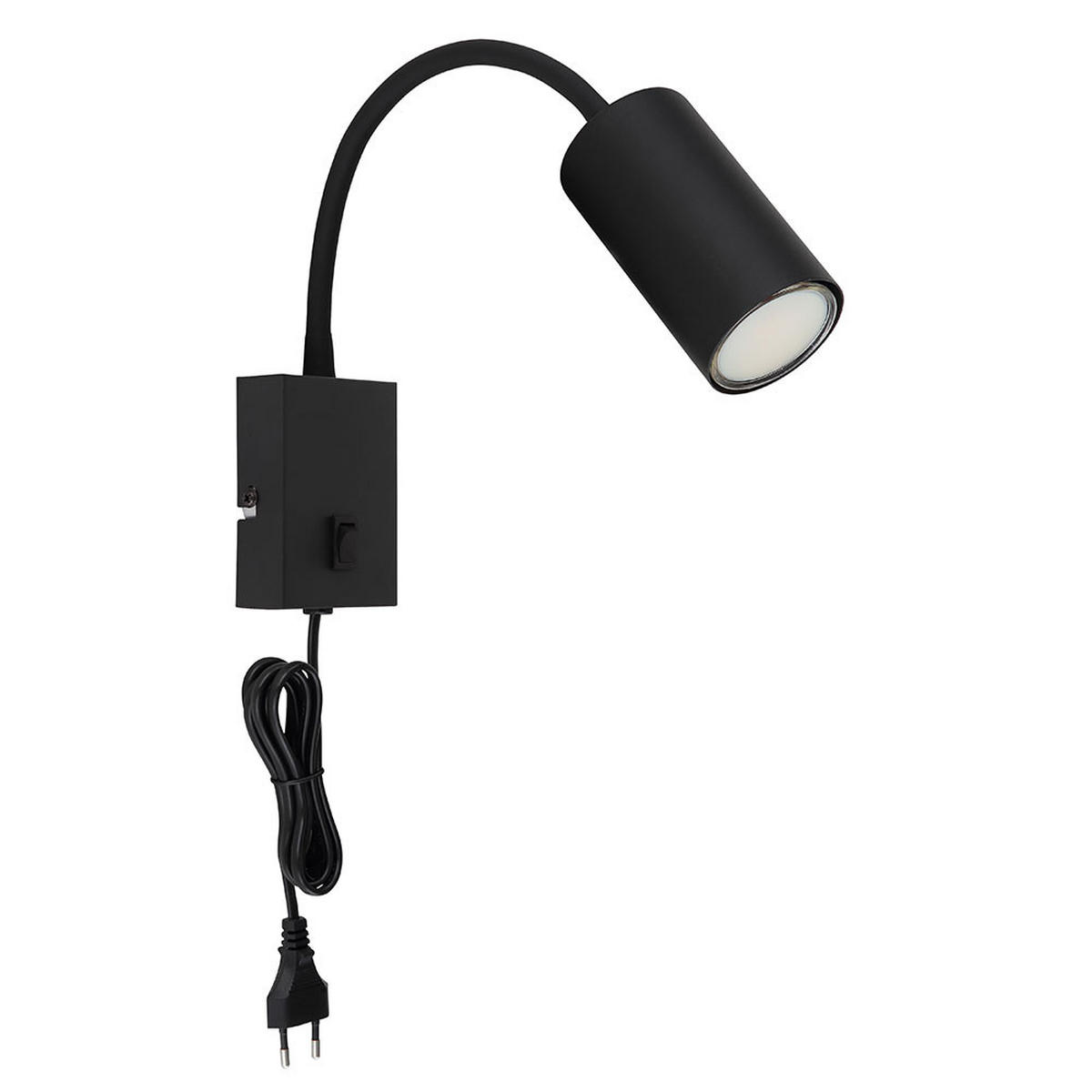 LED WANDLEUCHTE Metall Schwarz - Schwarz, Metall (7/44/32cm) - Globo Lighting