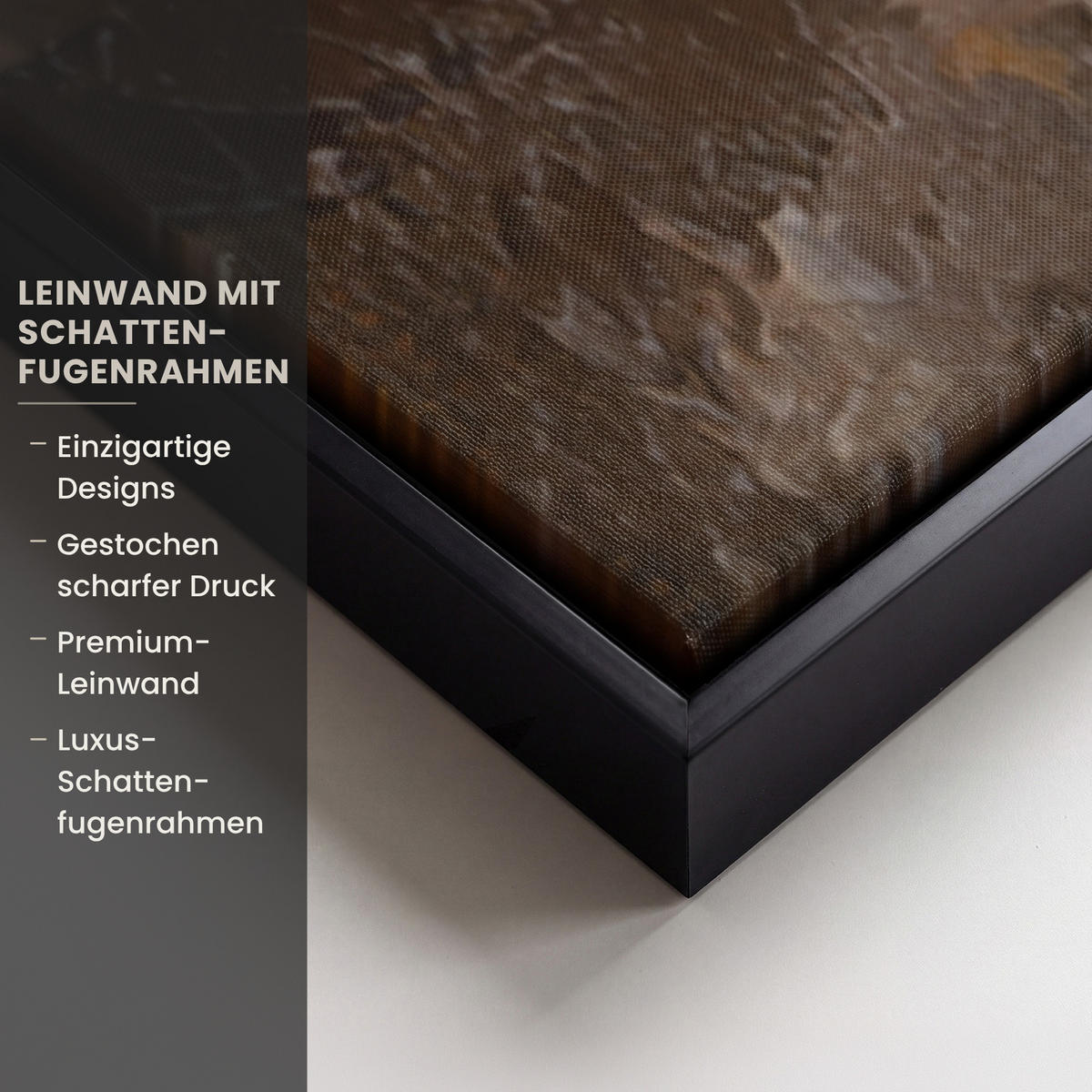 LEINWAND Bilder mit Rahmen - Ölgemälde - Frau - Wein - 100x150 - Hellbraun, Textil (100/150cm) - MuchoWow