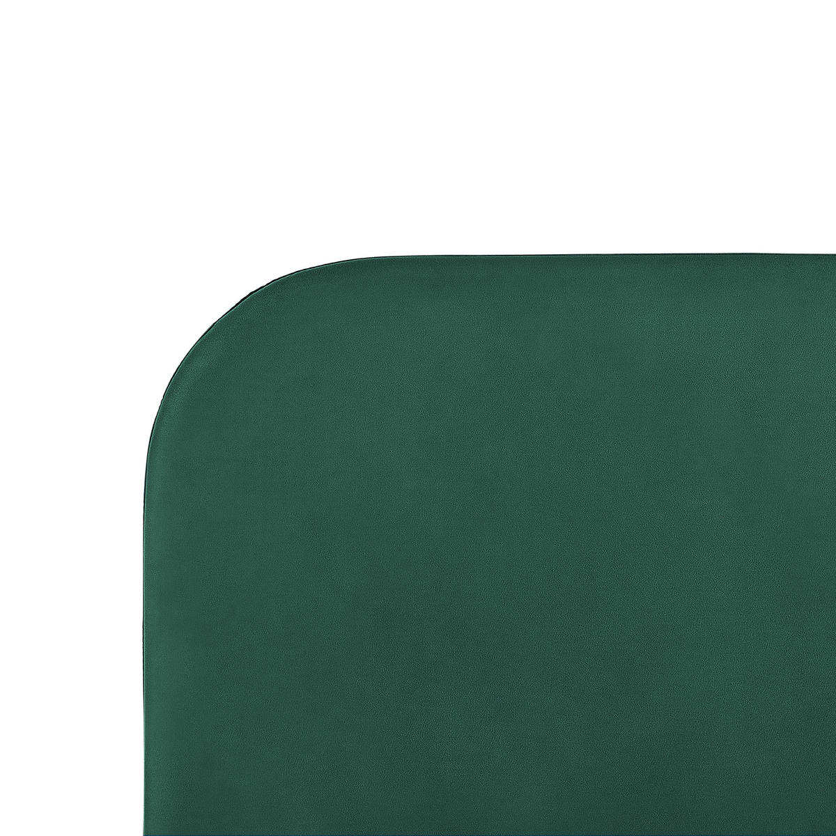 POLSTERBETT 160/200cm Smaragdgrün Flayat - Goldfarben/Grün, Textil (160/200cm) - Beliani