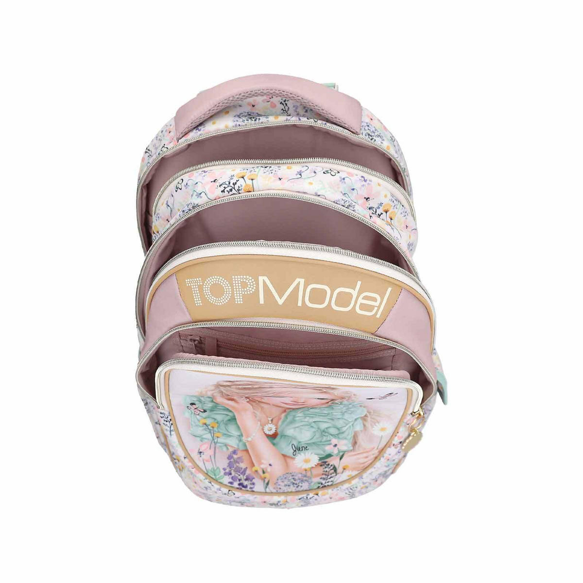 SCHULRUCKSACK SUMMER FEELING TOPModel bunt 23 x 34 x 43 cm - Multicolor, Textil (34/23cm) - Depesche Germany