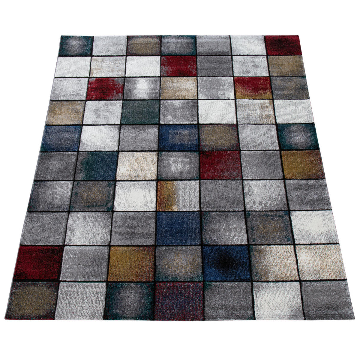 KURZFLORTEPPICH 160/230 cm Smaragd 755 - Multicolor, Textil (160/230cm) - Paco Home