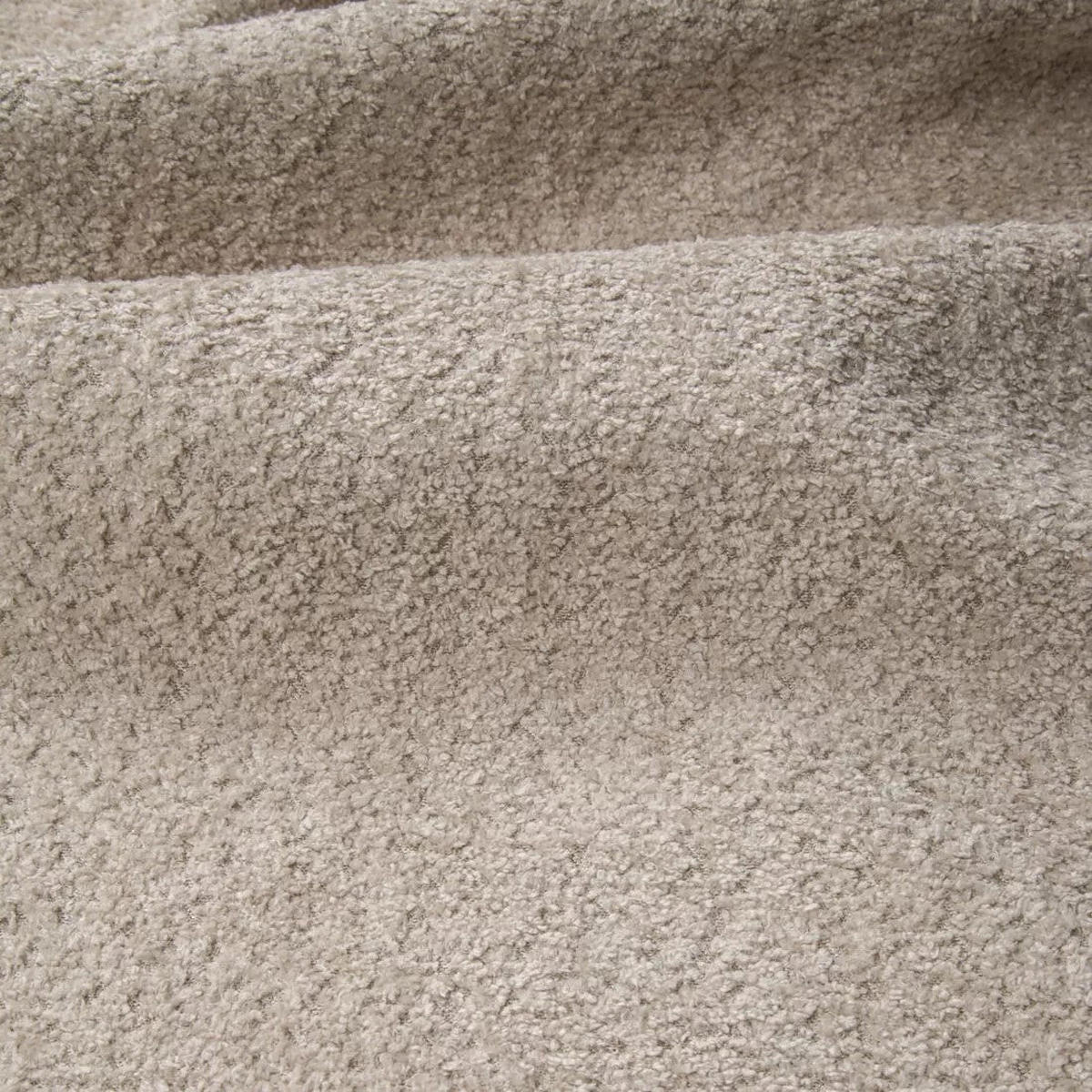 ECKSOFA RECHTS Bouclé-Stoff 274cm - Beige, Textil (274/174cm) - Sia Home