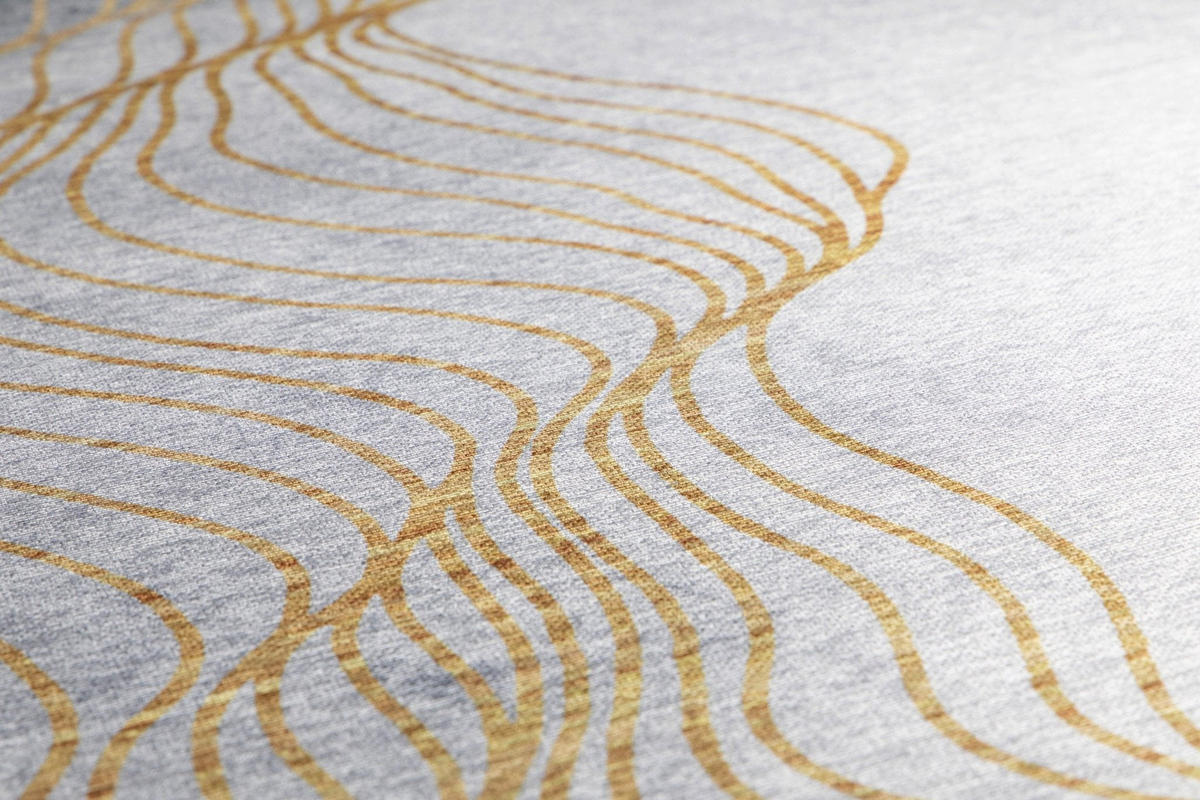 TEPPICH mit englischer Nahtverarbeitung blau - Blau, Textil (160/230cm) - AFK Living