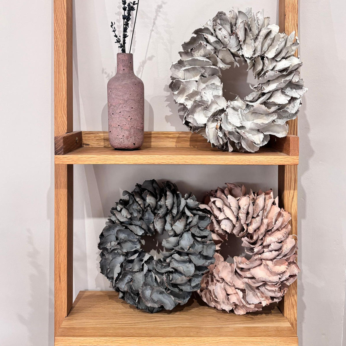 PALMBLÜTENKRANZ – Dein Must-Have für dieses Jahr - Apricot / 40 cm - Altrosa, Naturmaterialien (40cm) - Lykke & You