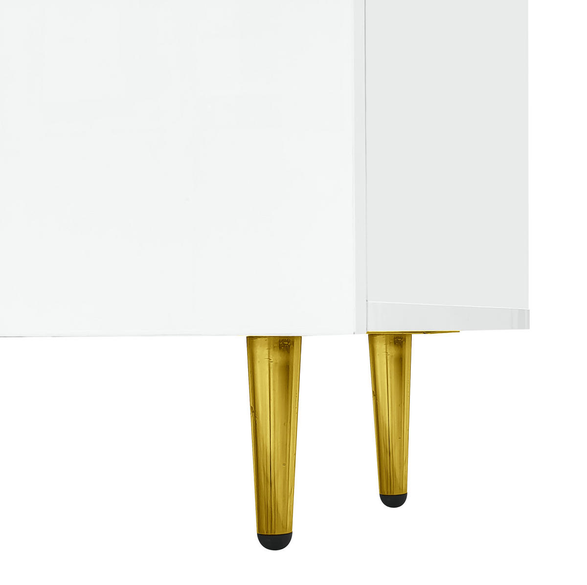 TV-SCHRANK- und Couchtisch-Set 170/35/46 cm und 100/60/41,5 cm mit Stauraum und Soft-Close-Scharnieren, Weiß - Weiß, Holzwerkstoff (170/46/35cm) - Redom