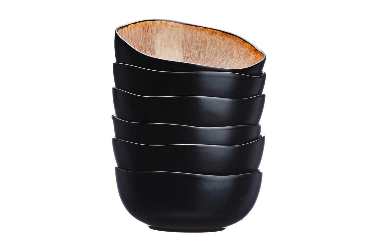 SCHALEN Iris Ø16,5cm - 6er-Set - Wildbraun - Braun, Keramik (16.5cm) - Björn