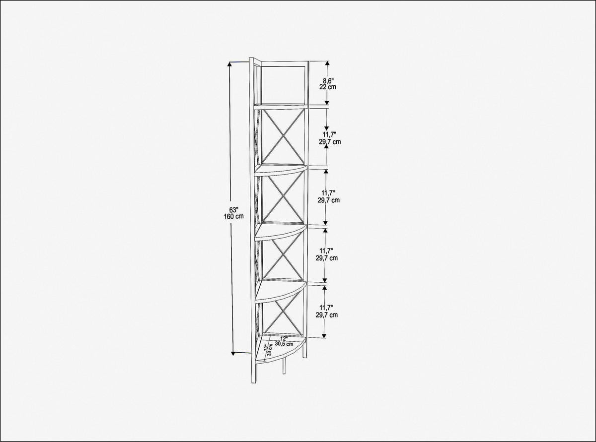 ECKREGAL Remo Weiß - Creme/Weiß, Holzwerkstoff (30.5/160/33cm) - Decorotika