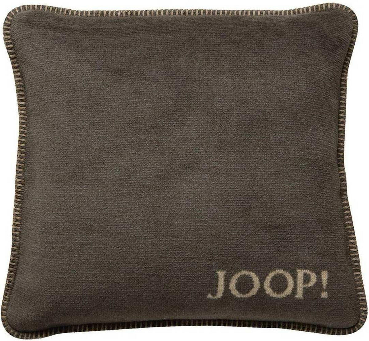 KISSENHÜLLE Melange-Doubleface Kastanie-Cashew 50 x 50cm - Kastanienfarben, Textil (50/50cm) - Joop!