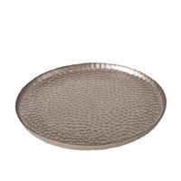 ETAGERE aus Glas Rado Gold 28/28/2 cm - Goldfarben, Glas (28/2/28cm) - Boltze Home