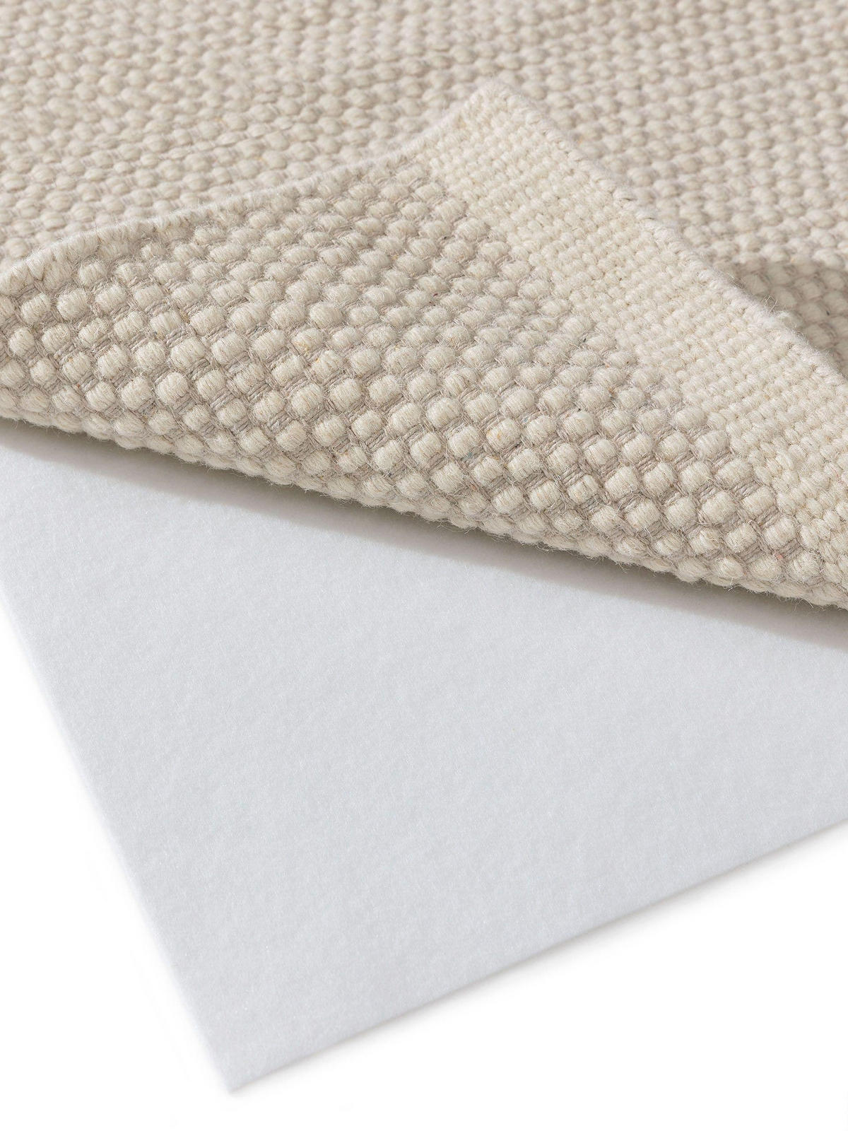 TEPPICHUNTERLAGE Zubehoer Weiß 70x140 cm - Weiß, Textil (70/140cm) - benuta
