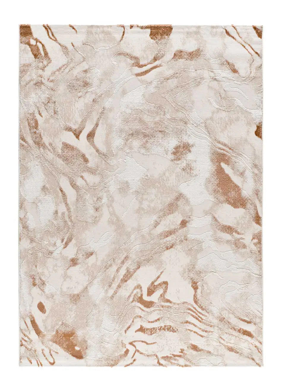 Atticgo Kurzflorteppich Beige, Rost 154x230 cm