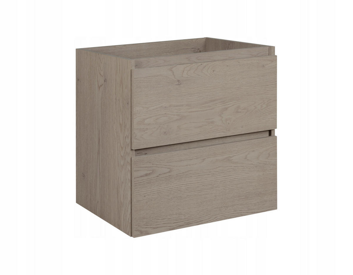 WASCHBECKUNTERSCHRANK SIMPLE 140cm Eiche Dunkel - Wildeiche, Holz (140/62/46cm) - Rodan