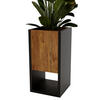 BLUMENKASTEN - Nussbaumfarben, Holzwerkstoff (23/45/23cm) - RAUMHIRSCH FURNITURE