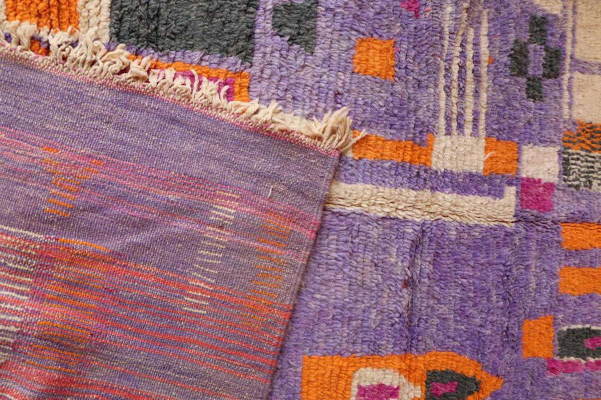 BERBERTEPPICH aus Marokko aus reiner Wolle 200x 300 cm - Multicolor, Naturmaterialien (200/300cm) - AFK Living